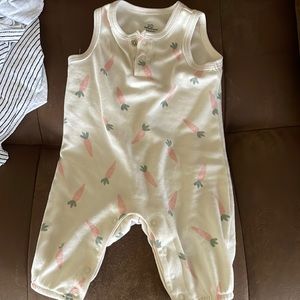 Gender neutral onesie/ romper half leg length Easter outfit